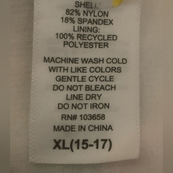 Surf One Piece Swimsuit Wear it once Size XL 15-17 - Picture 7 of 7